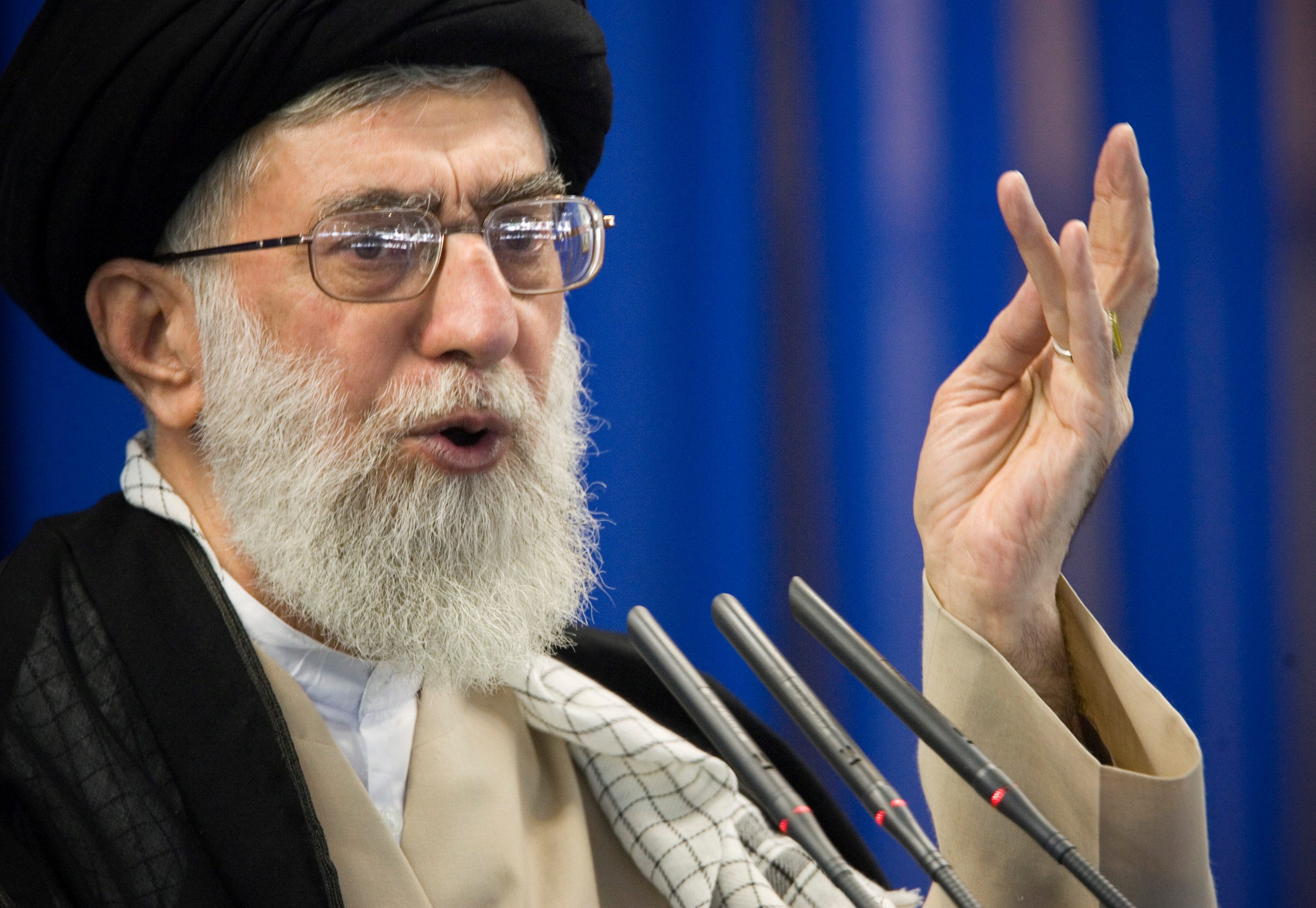 الزعيم الأعلى الإيراني آية الله علي خامنئي