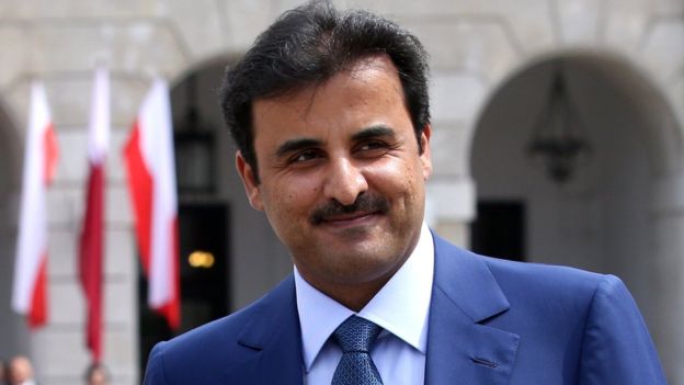 أمير قطر في مطعم تركي