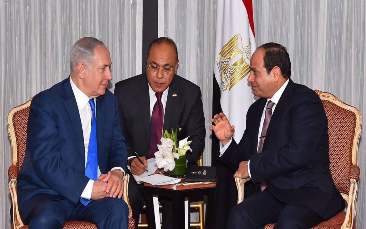 السيسي برفقة نتنياهو