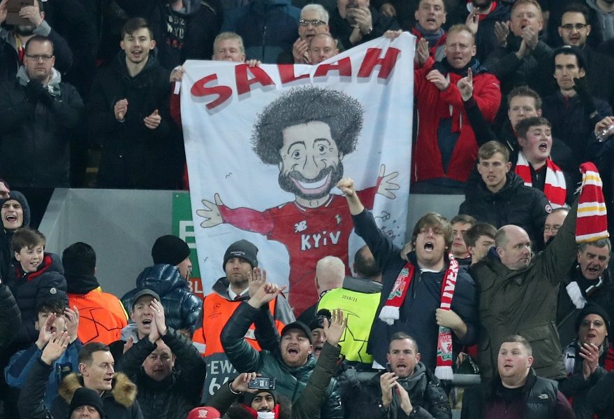 محمد صلاح السعودي يثير هلع جماهير ليفربول (رويترز)