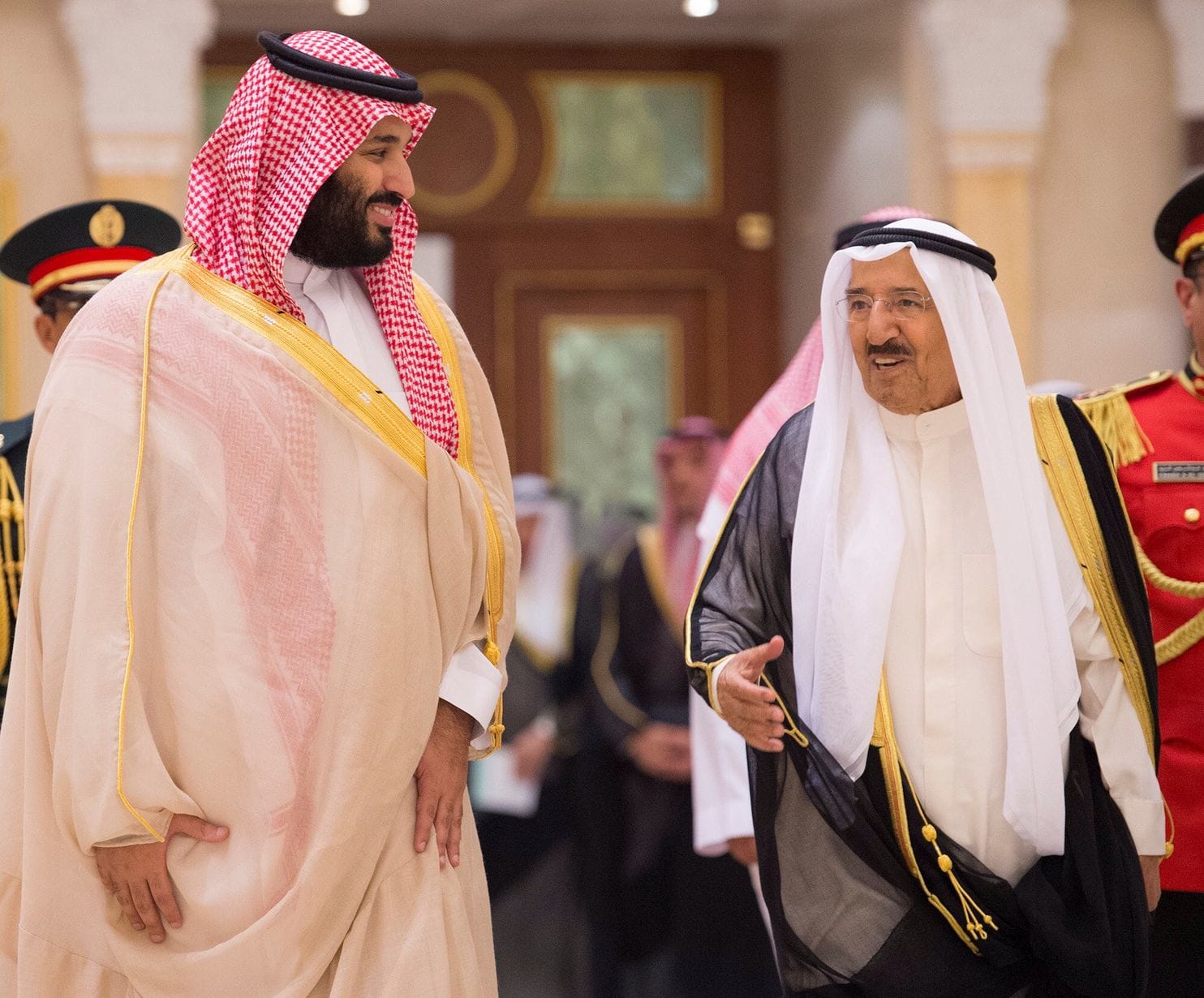 أمير الكويت وولي العهد السعودي