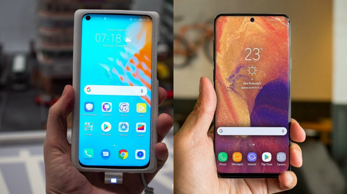 ميزات هاتف Galaxy A8s ستشبه Huawei Honor View 20