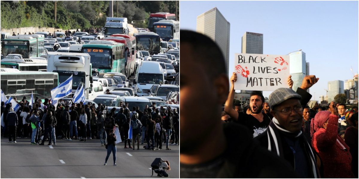 آلاف الإسرائيليين من أصول إثيوبية يتظاهرون ضد «وحشية» الشرطة(فيديو)