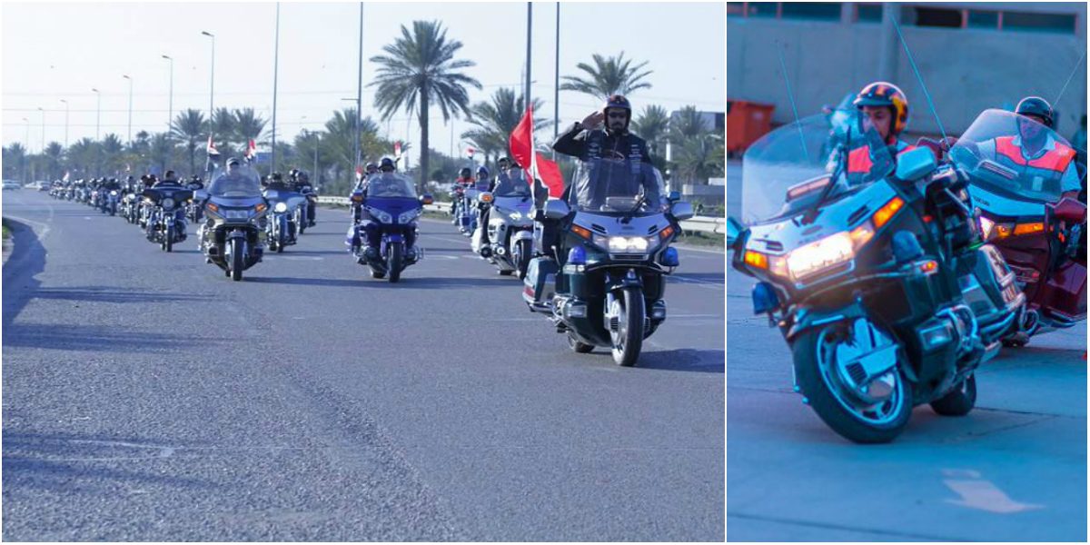 «عراق بايكرز» يرفعون شعار لا للسياسة بهدف توحيد البلاد