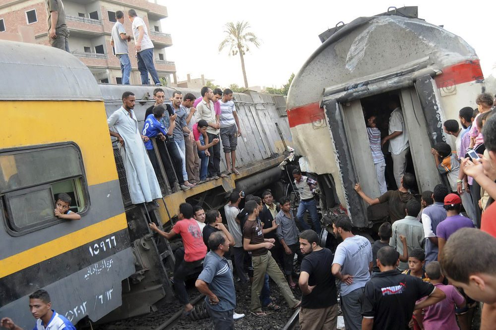 آخر حادث قطار في مصر