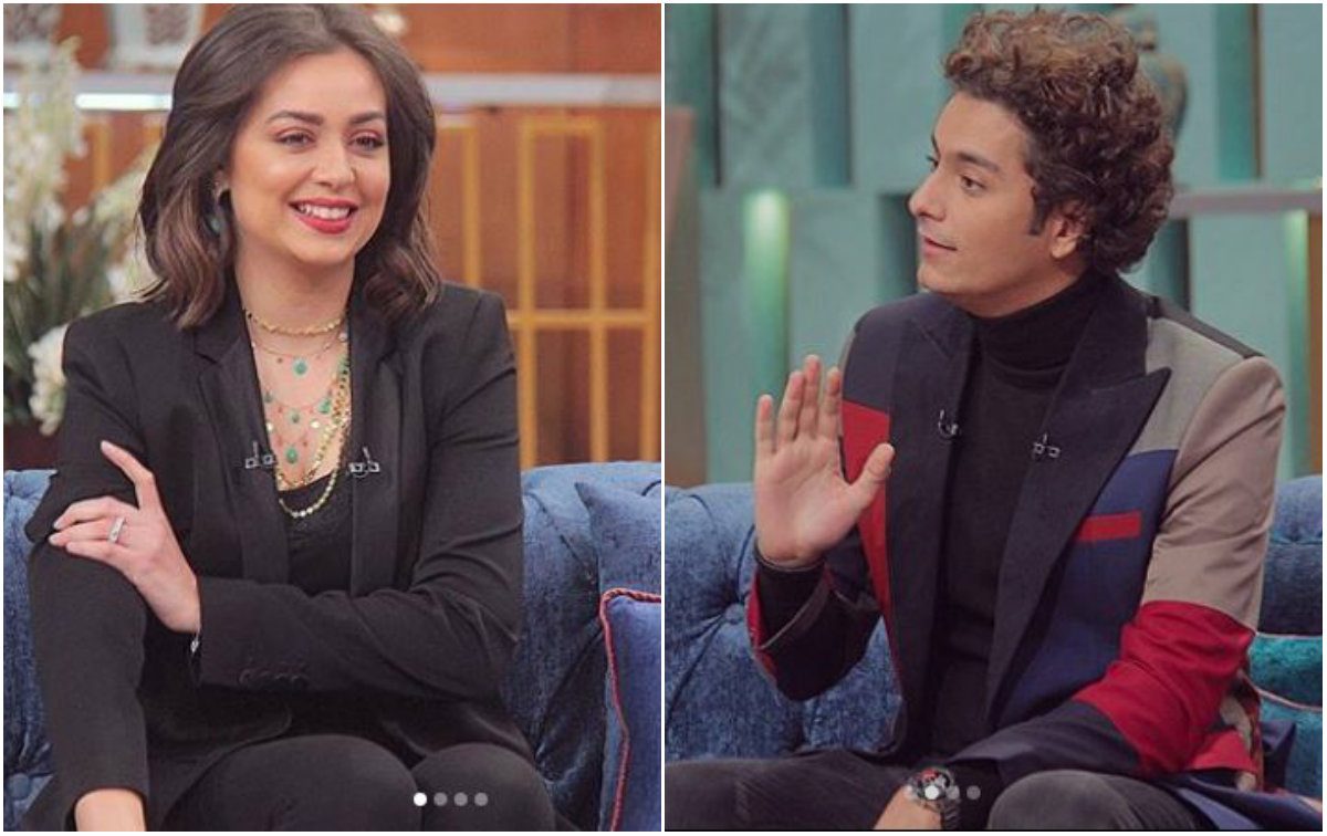 هبة مجدي تفاجئ زوجها محمد محسن وتحرجه على الهواء