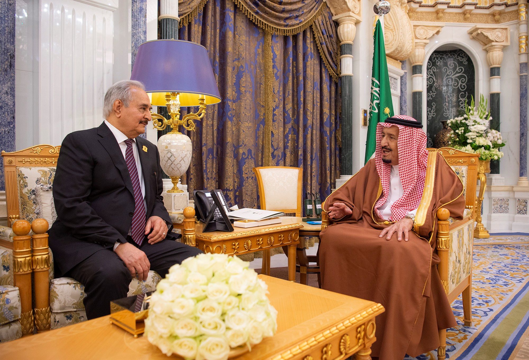 خليفة حفتر الهجوم على طرابلس ليبيا السعودية