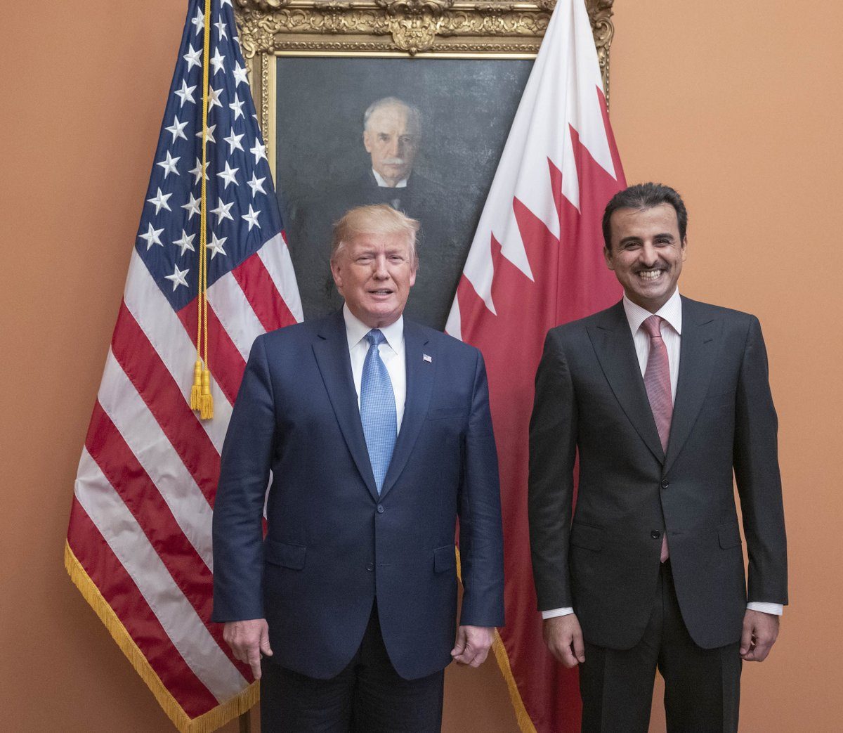 أمير قطر قطر أمريكا