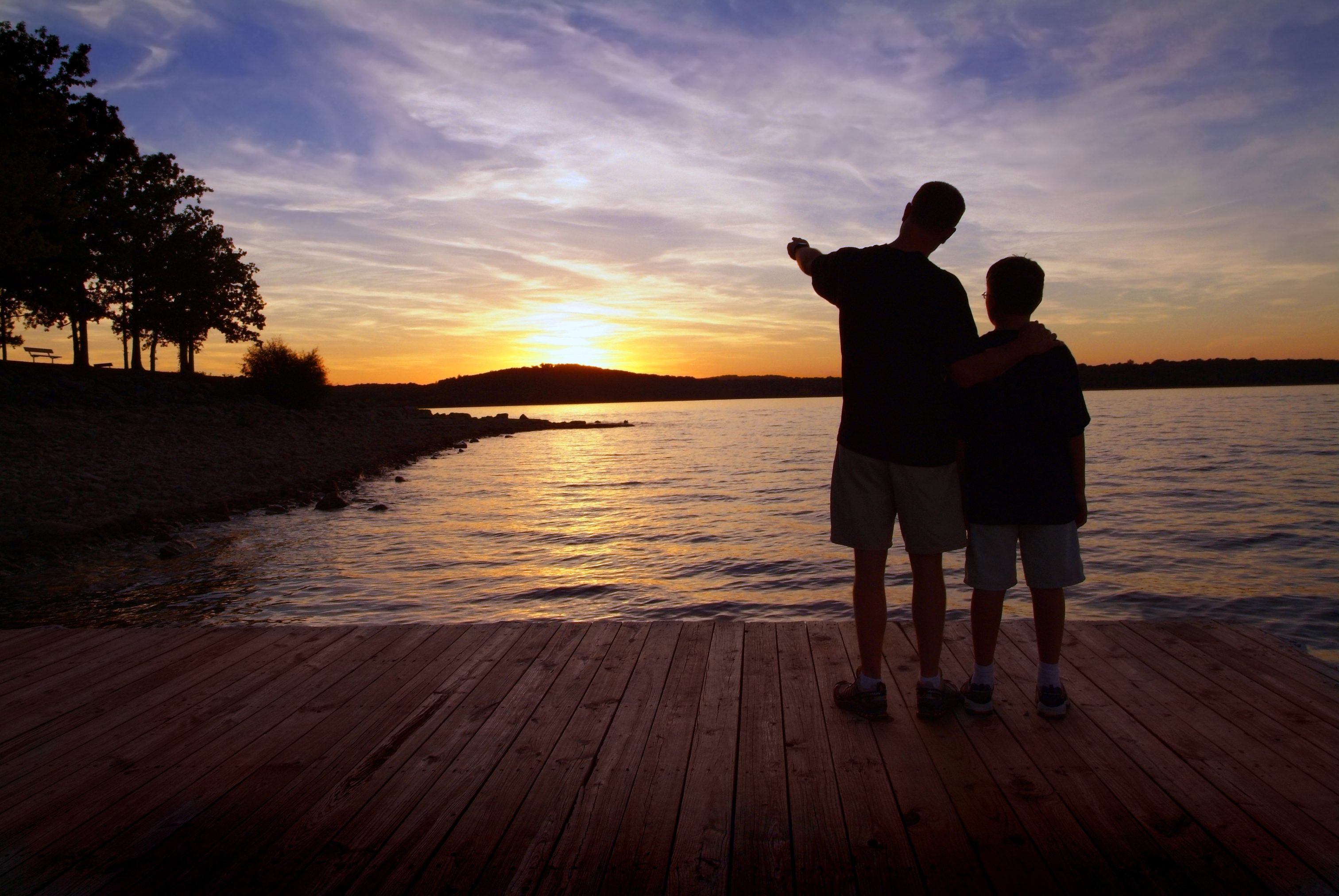 Dad and son