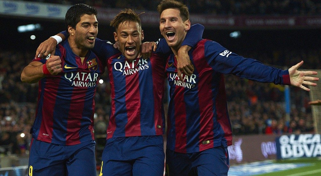 برشلونة يحصد نصيب الأسد.. «ثلاثيات الهجوم» موضة جديدة اجتاحت أوروبا بالألفية الجديدة