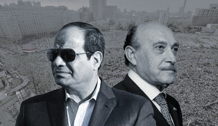 الرئيس المصري عبد الفتاح السيسي واللواء عمر سليمان