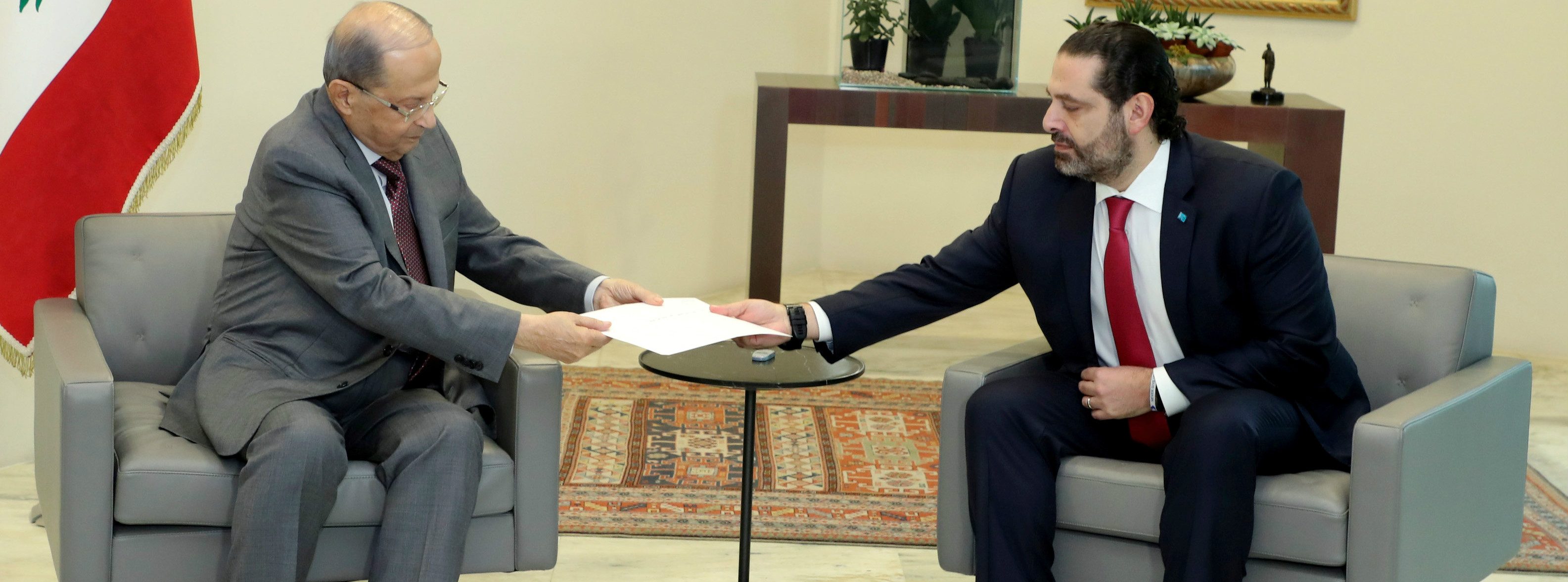 سعد الحريري ميشال عون لبنان
