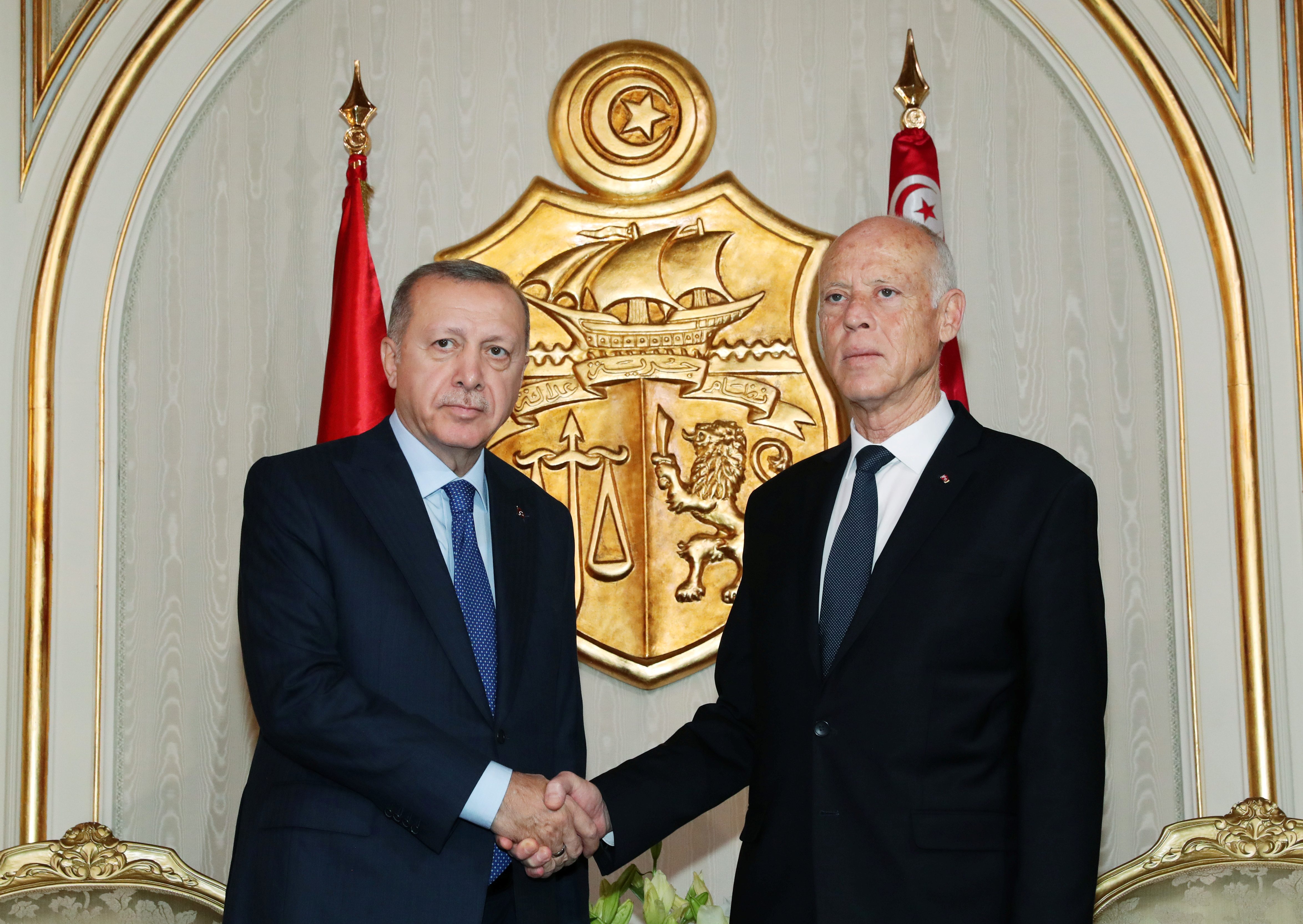 رجب طيب أردوغان قيس سعيد تونس تركيا
