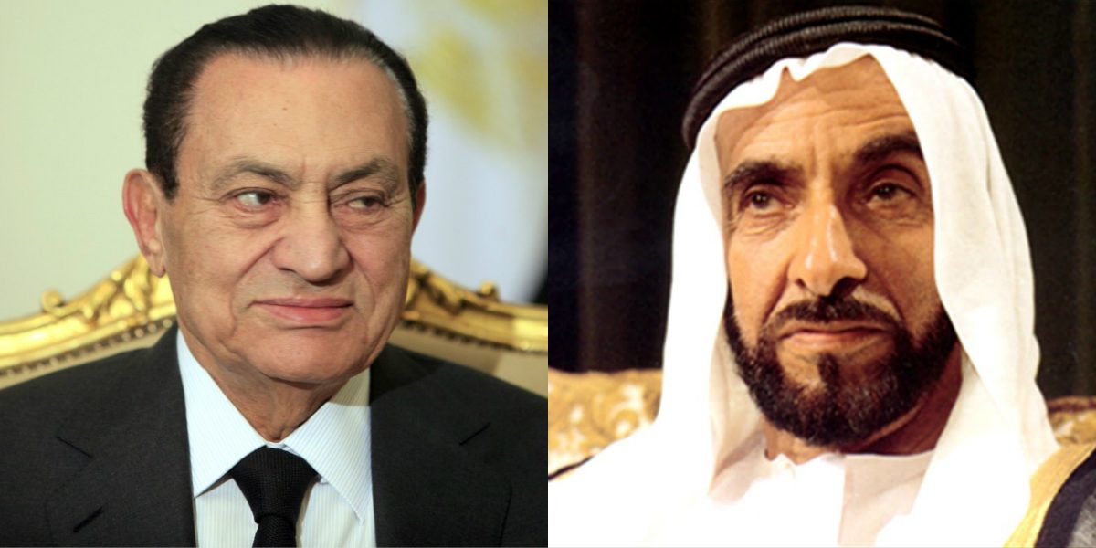 كان يهتم كثيراً بالأحذية وأحرج مساعديه عند الشيخ زايد.. حسني مبارك بقلم هيكل