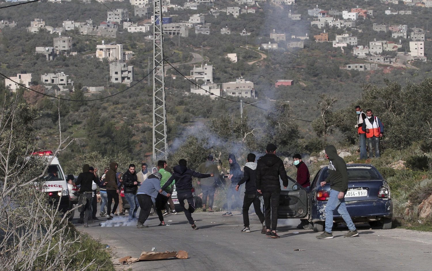 الضفة الغربية برقة فلسطين مستوطنون