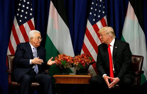 محمود عباس وترامب