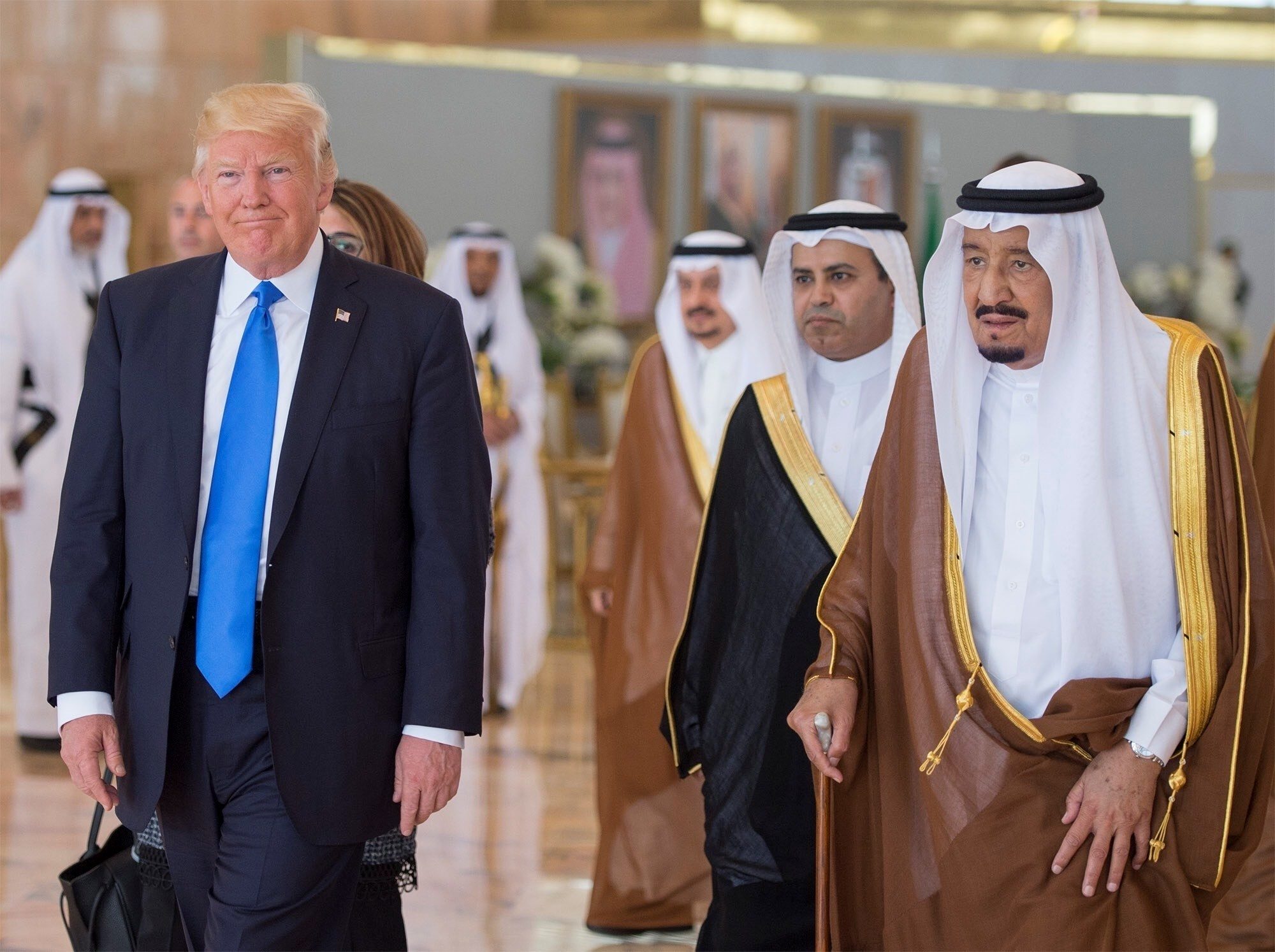 ترامب والملك سلمان