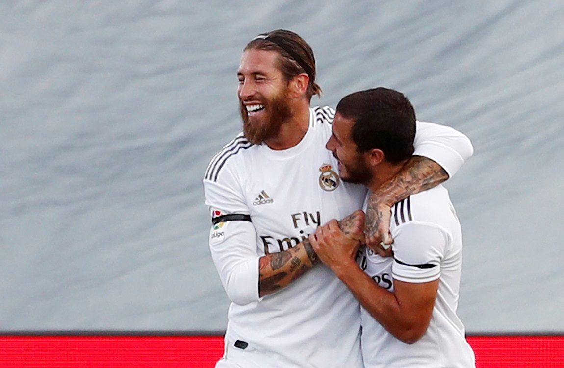 راموس سجل 92 هدفاً في مسيرته مع ريال مدريد (رويترز)
