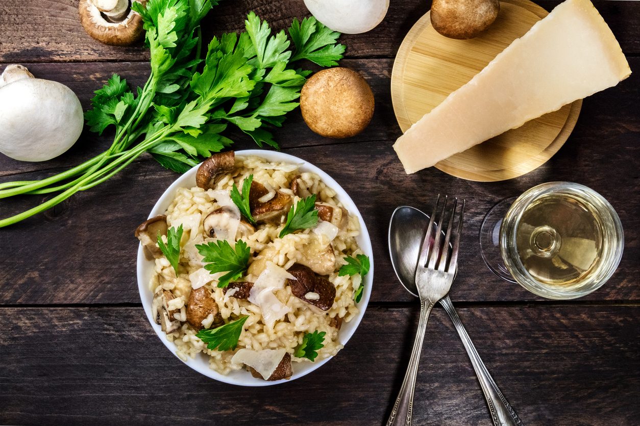 وصفة ريزوتو بالفطر