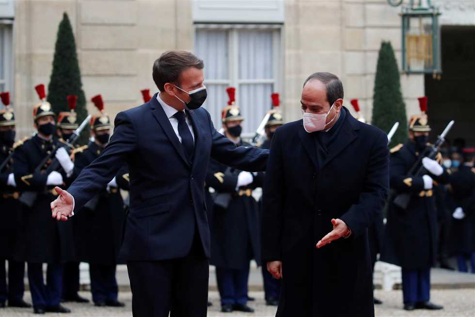 ماكرون و السيسي