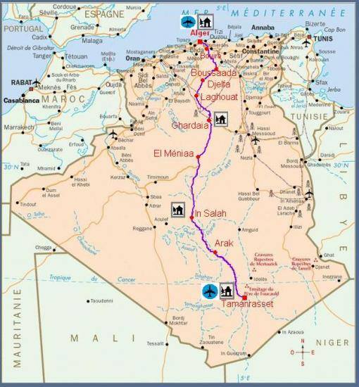 المدينة الجزائرية تامنراست
