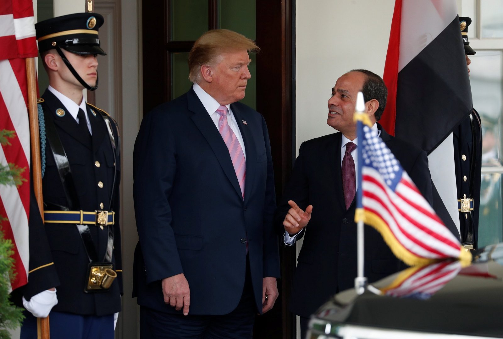 ترامب يهاجم مساعدات مصر