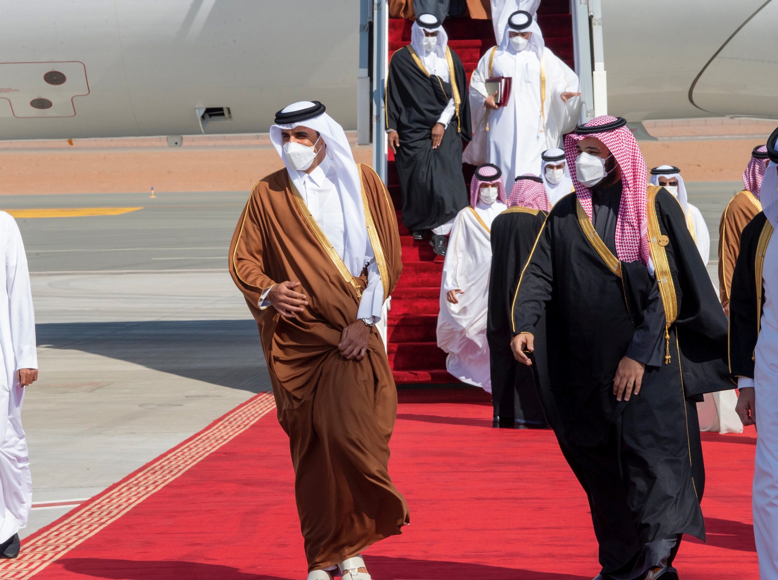 سلام حار بين محمد بن سلمان وأمير قطر
