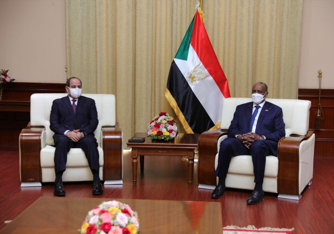 السيسي البرهان السودان سد النهضة