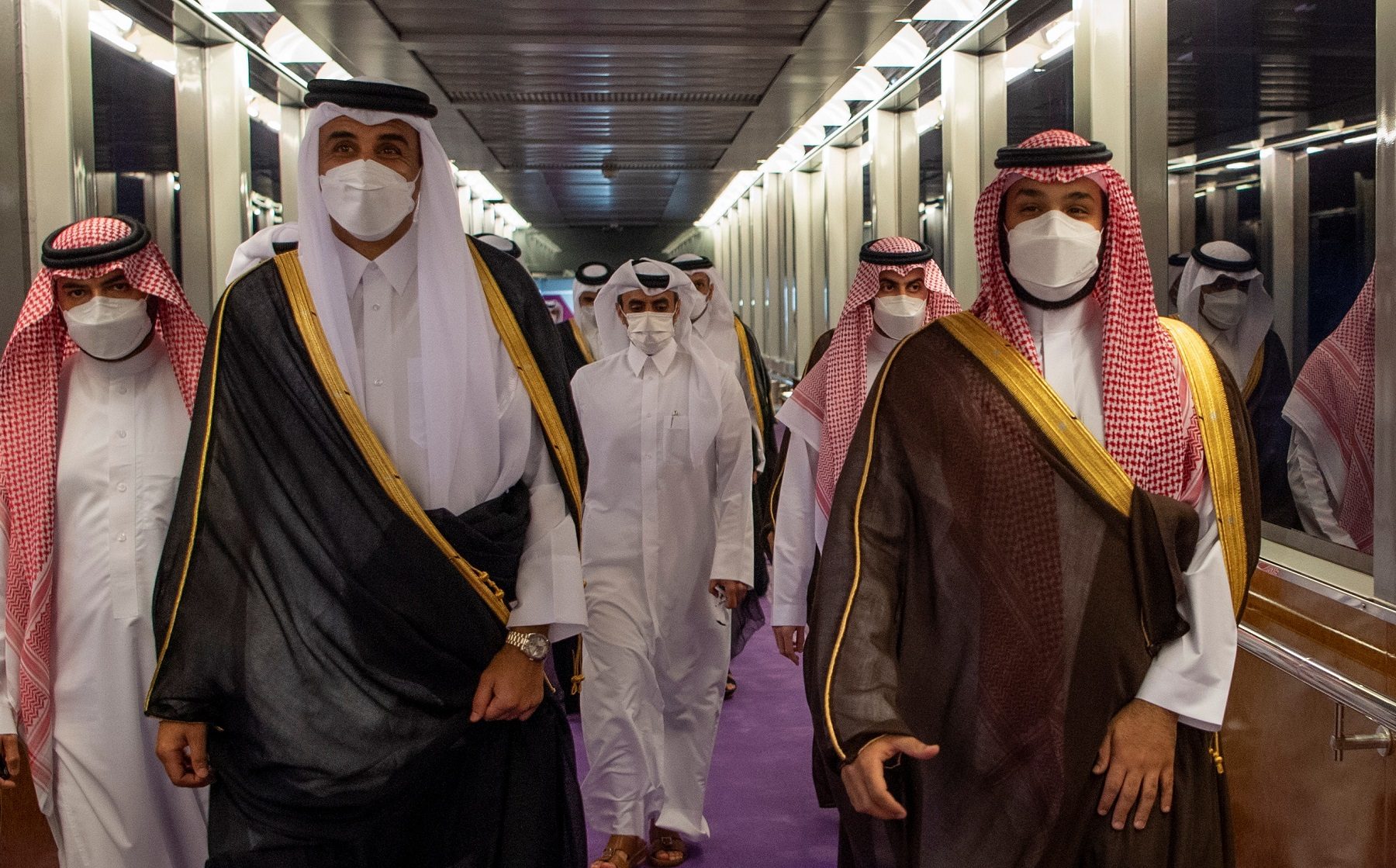 أمير قطر السعودية محمد بن سلمان