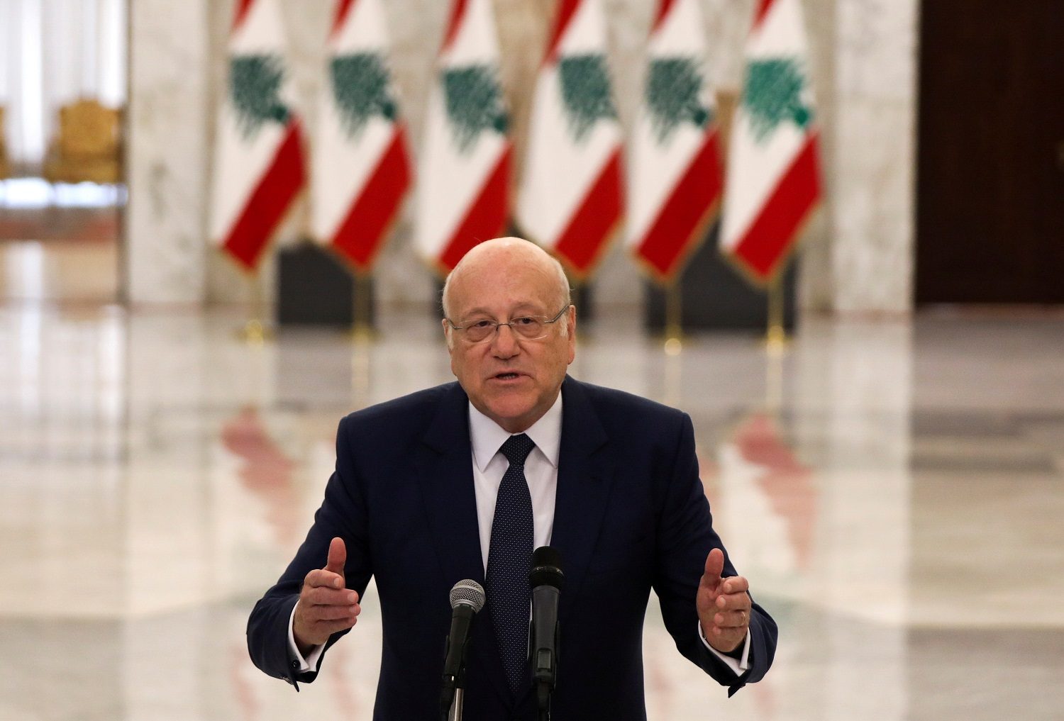 ميقاتي لبنان السعودية جورج قرداحي