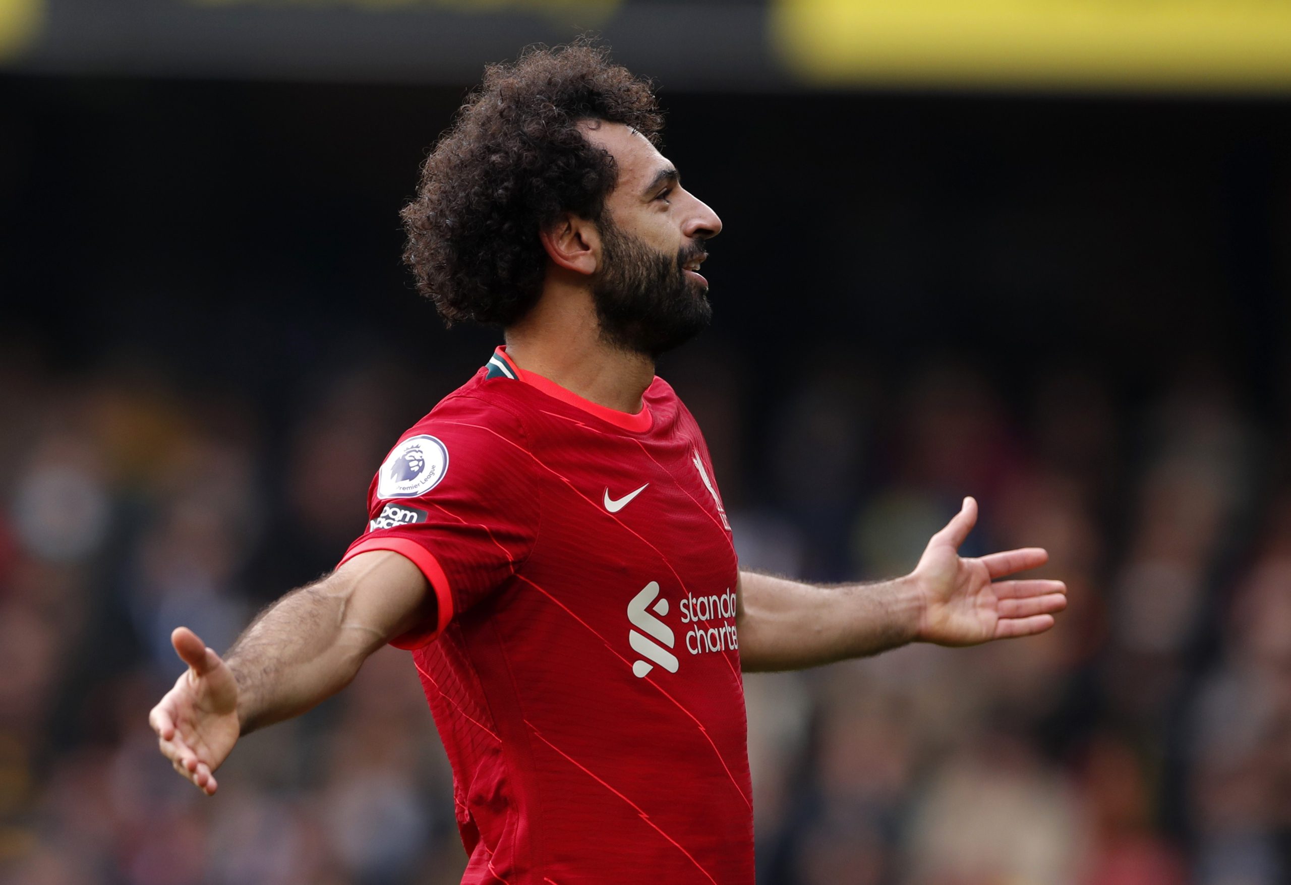 محمد صلاح يرغب بالبقاء مع ليفربول (رويترز)