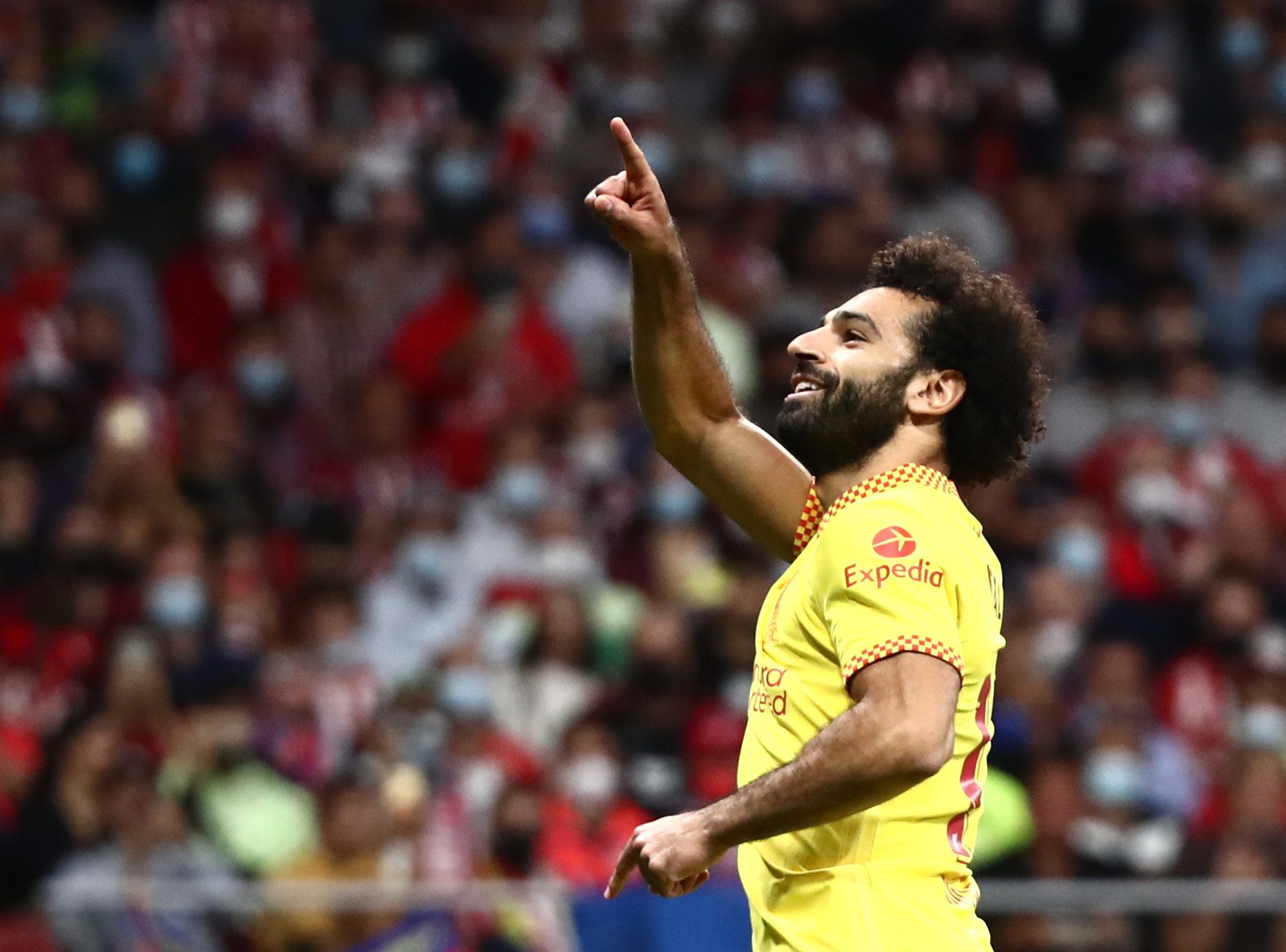 محمد صلاح سجل للمباراة التاسعة على التوالي (رويترز)
