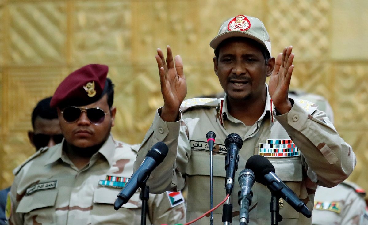 قائد قوات الدعم السريع حميدتي محمد حمدان دقلو