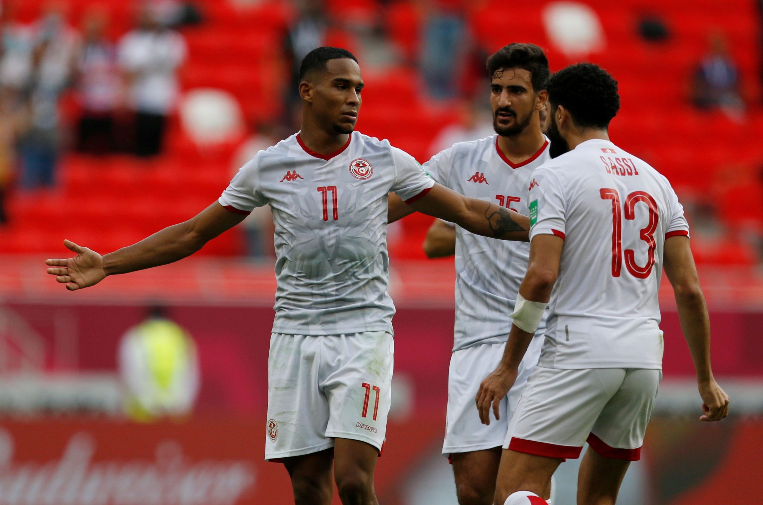 منتخب تونس بدأ مشاركته في كأس العرب بقوة (رويترز)