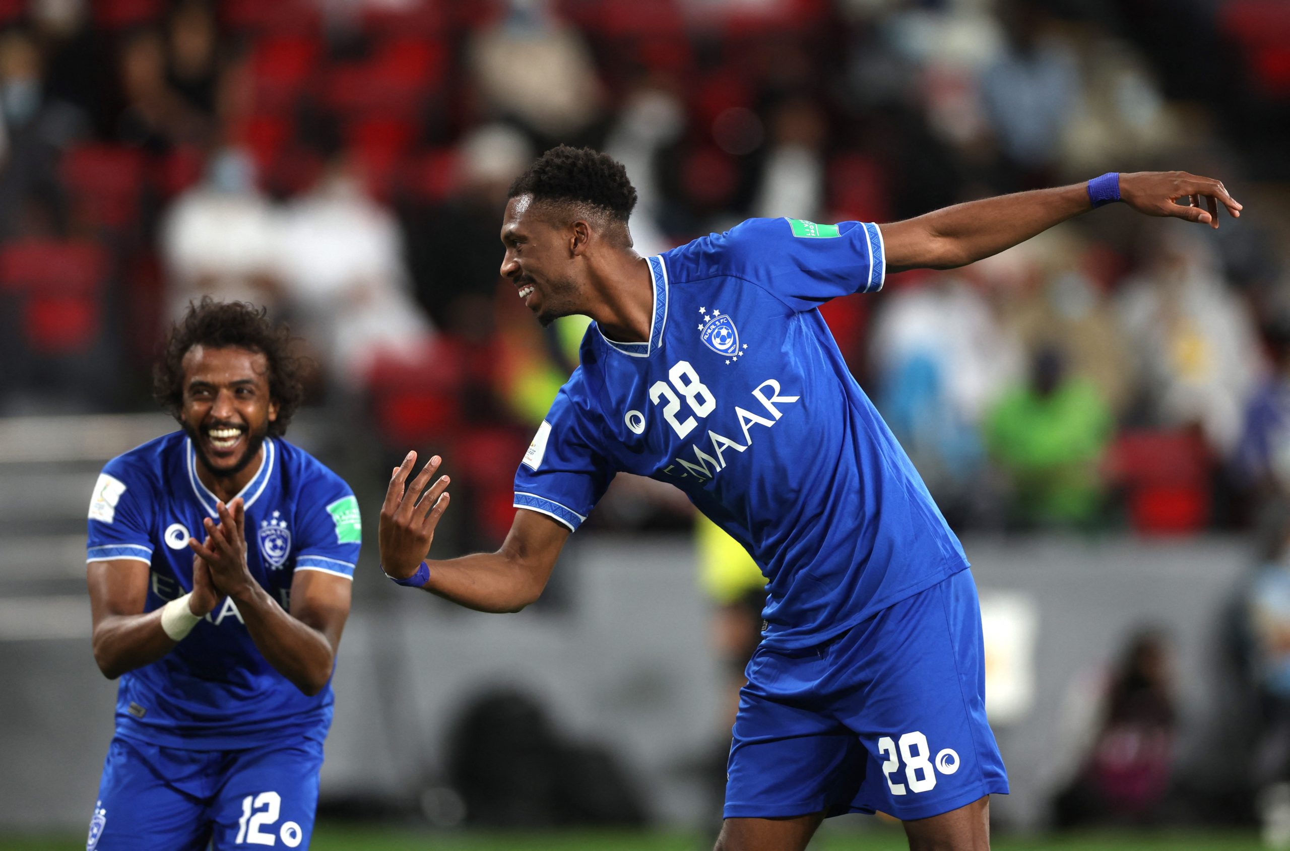 الهلال حقق فوزاً عريضاً في كأس العالم للأندية (رويترز)