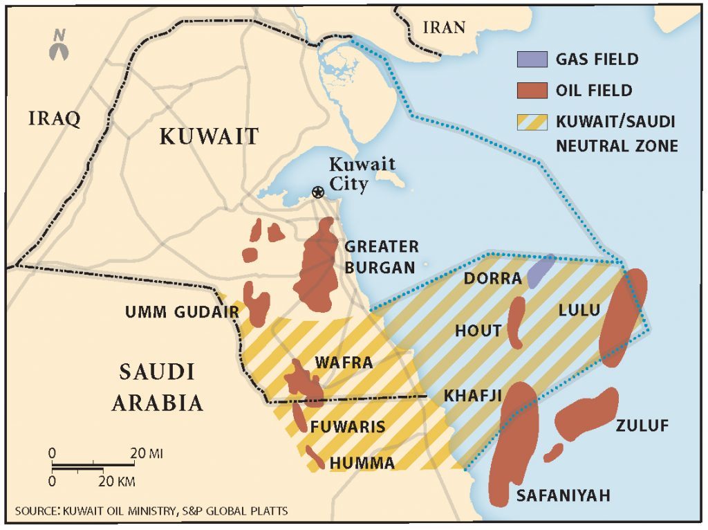 حقل الدرة الغاز إيران الكويت السعودية