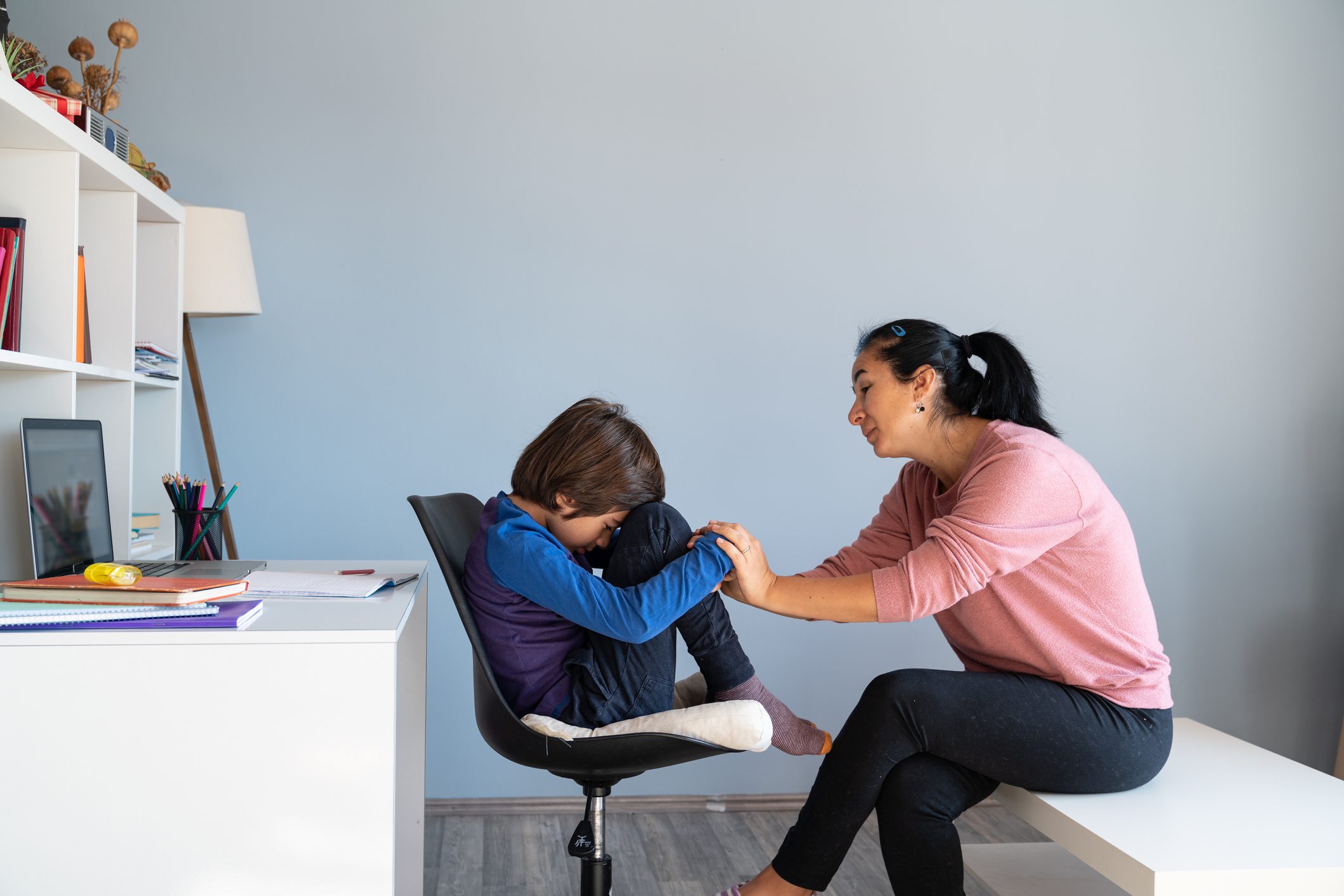 الصحة النفسية للأطفال- تعبيرية- Istock