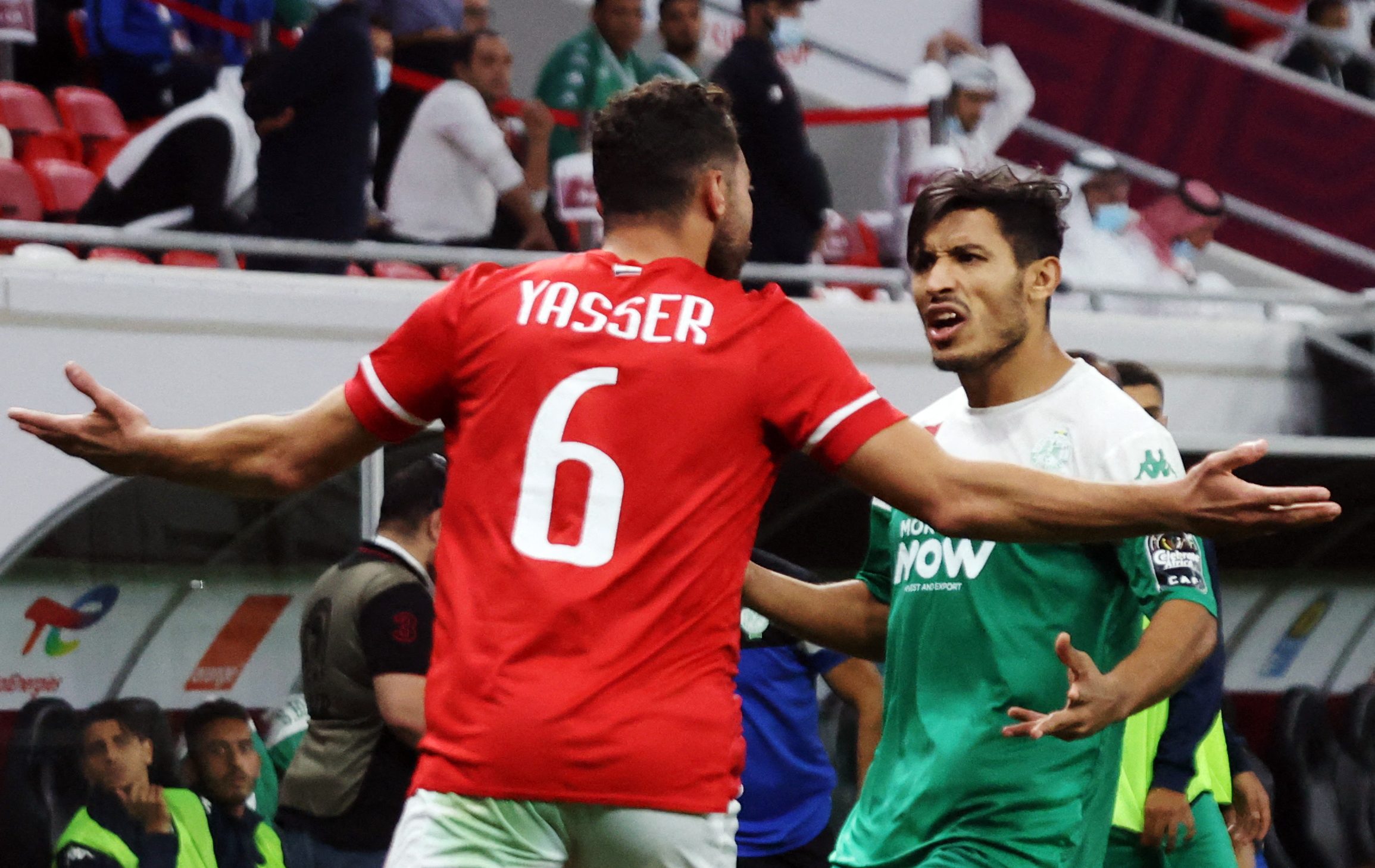 قرعة دوري أبطال إفريقيا أسفرت عن مواجهة بين الأهلي والرجاء (رويترز)