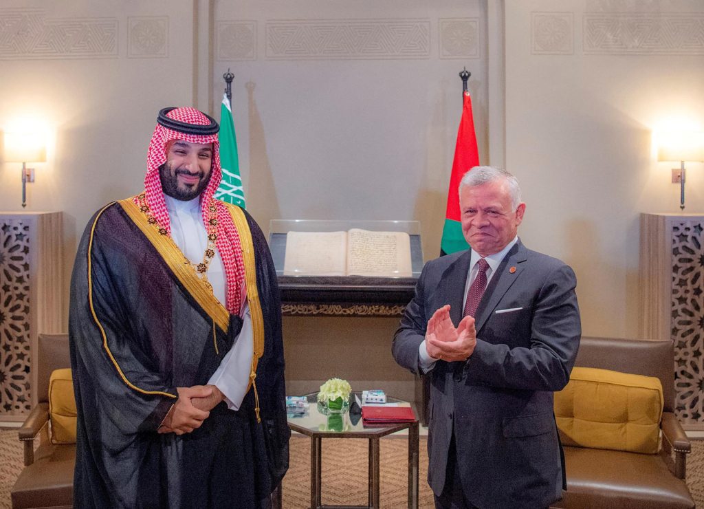 ملك الأردن بن سلمان السعودية