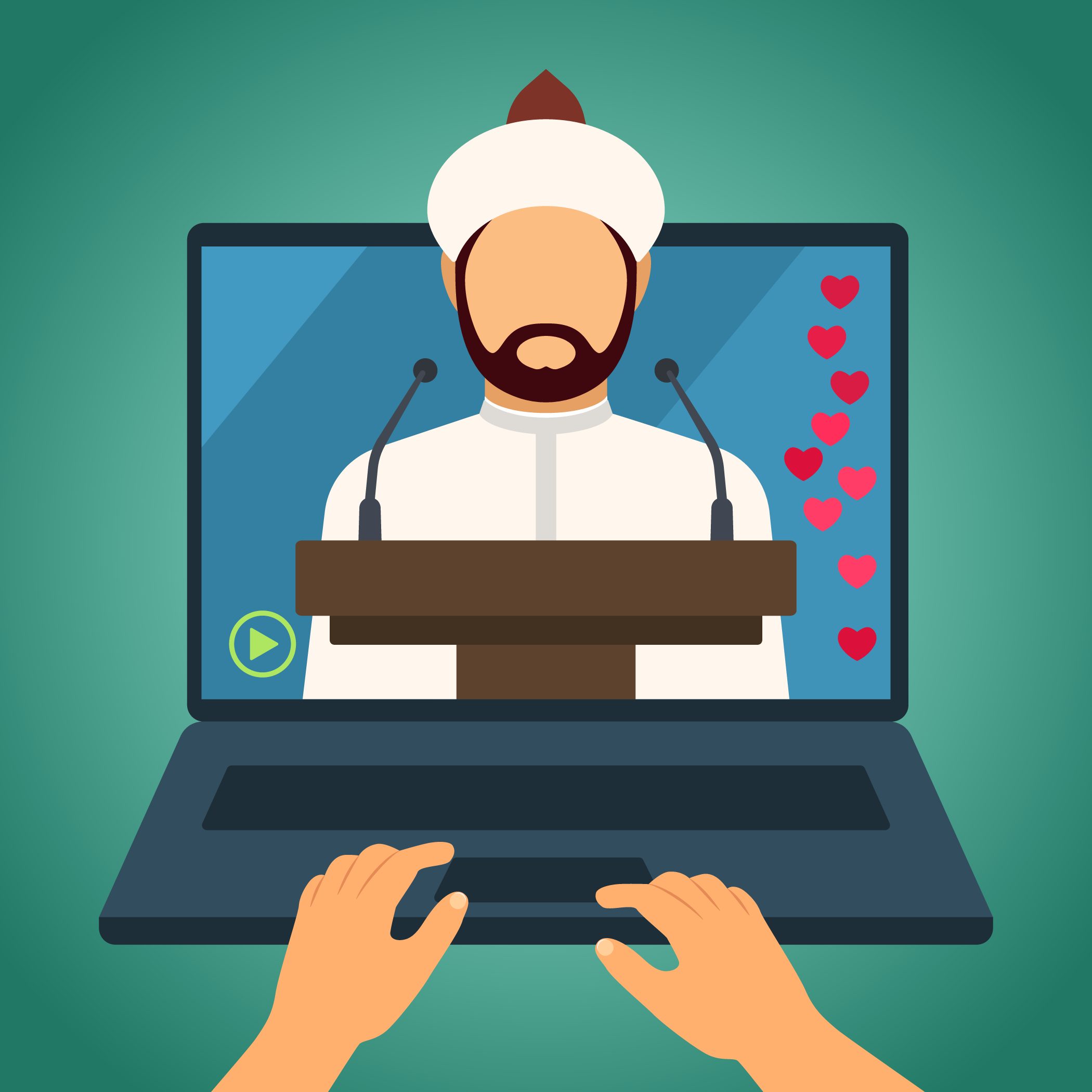 القواعد العشرون لظهور الداعية عبر شبكات التواصل الاجتماعي