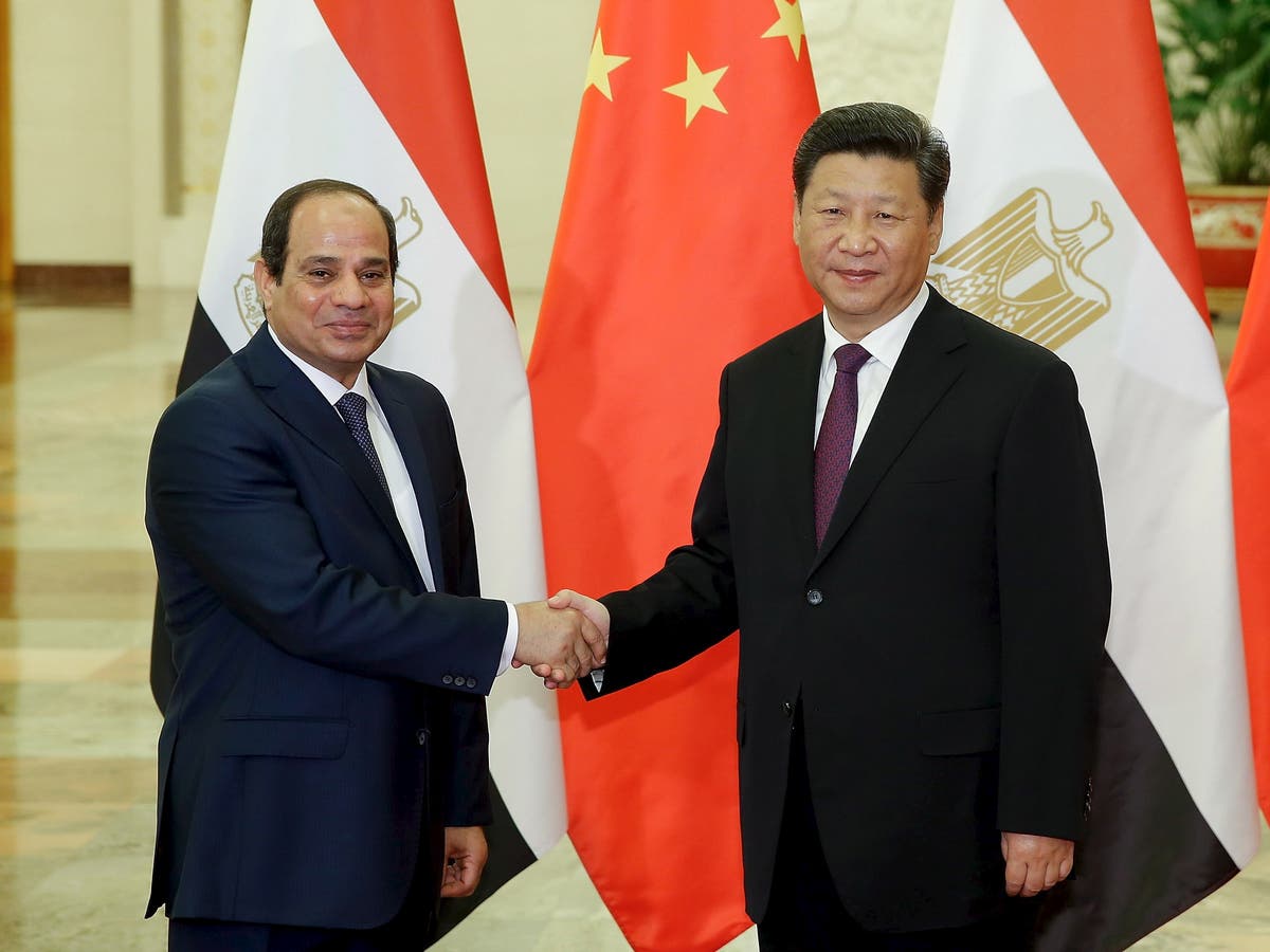 مصر الصين حرب غزة