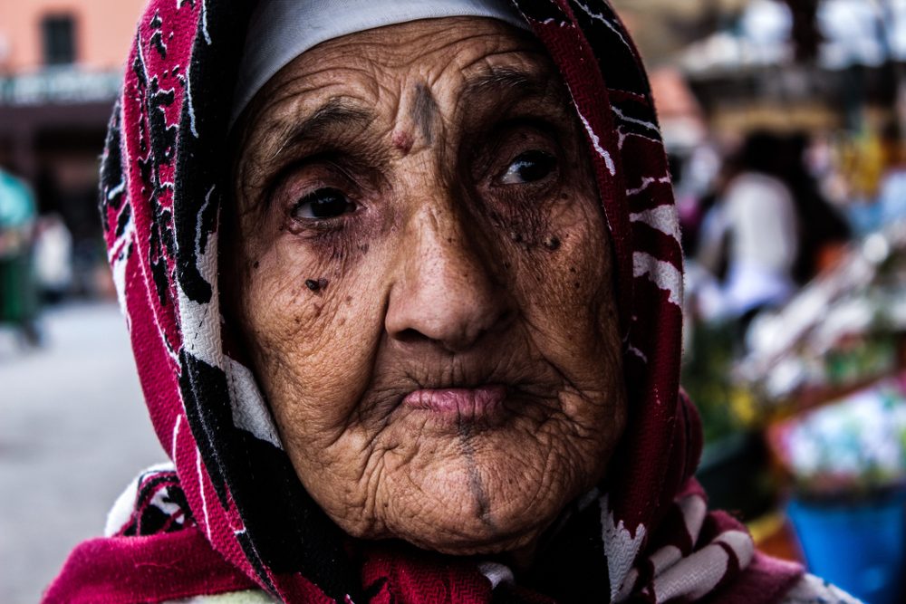مسنة أمازيغية - تعبيرية/ shutterstock