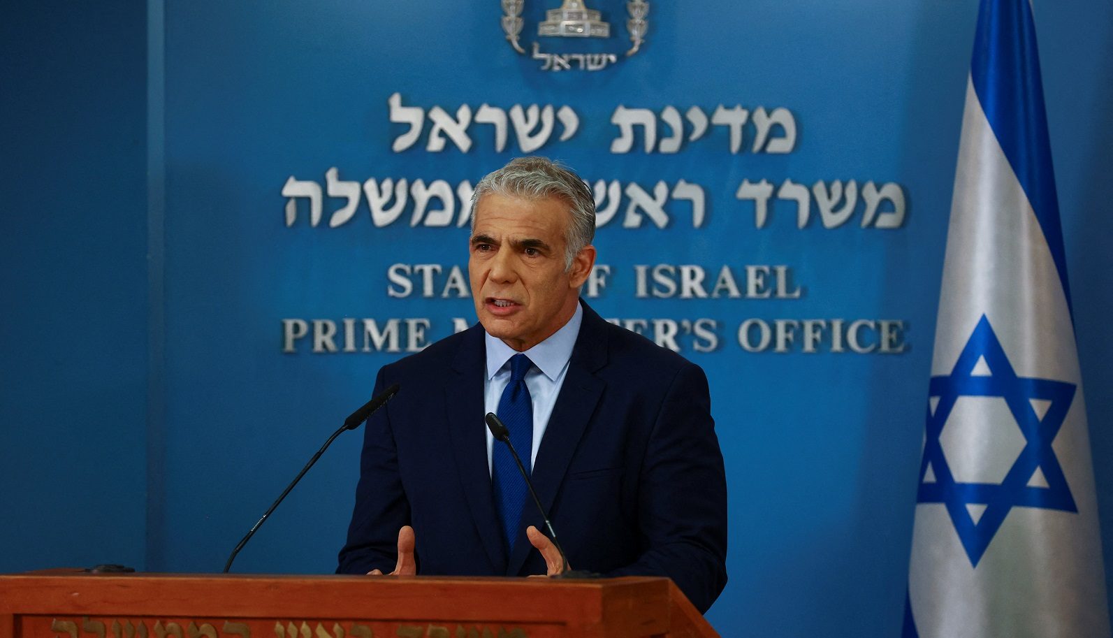 إسرائيل لابيد العدل الدولية فلسطين