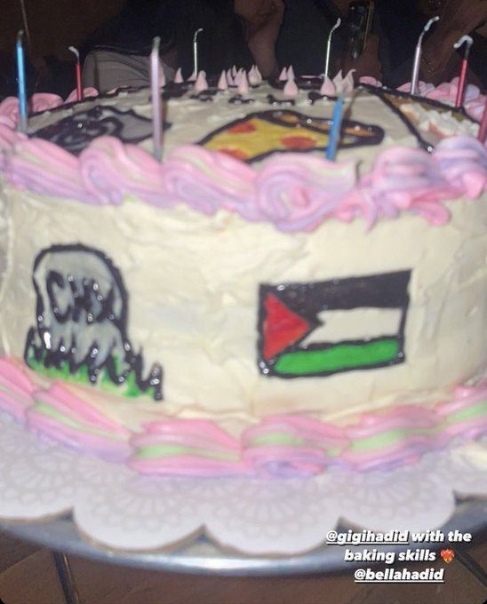 بيلا حديد جيجي حديد فلسطين 