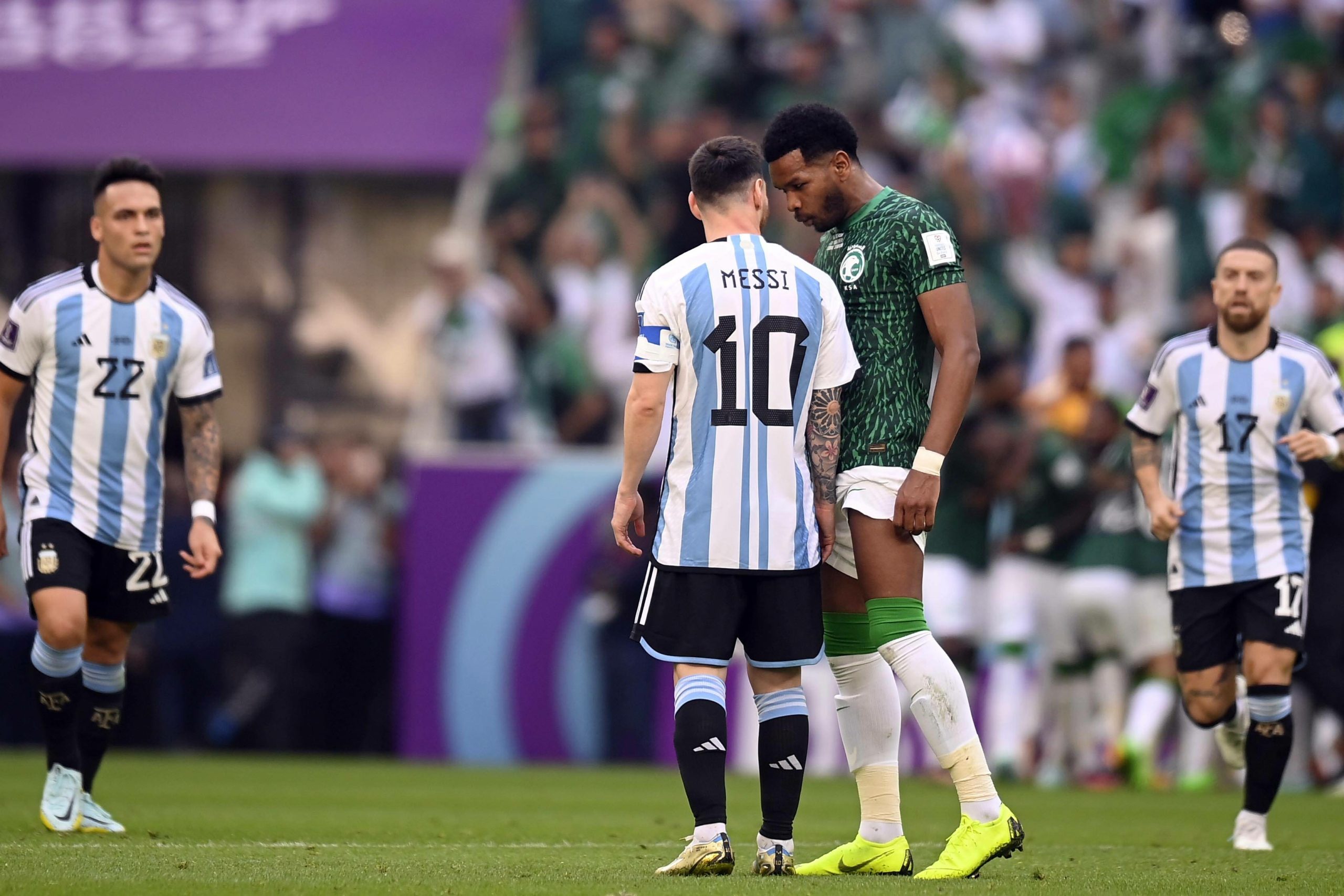 البليهي السعودية الأرجنتين ميسي