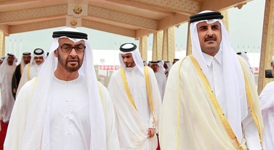 محمد بن زايد الأمير تميم