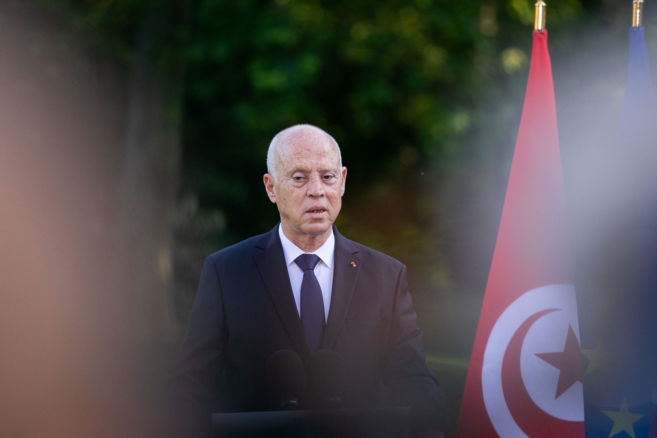 قيس سعيد عنصرية مهاجرين أفريقيا عنصرية