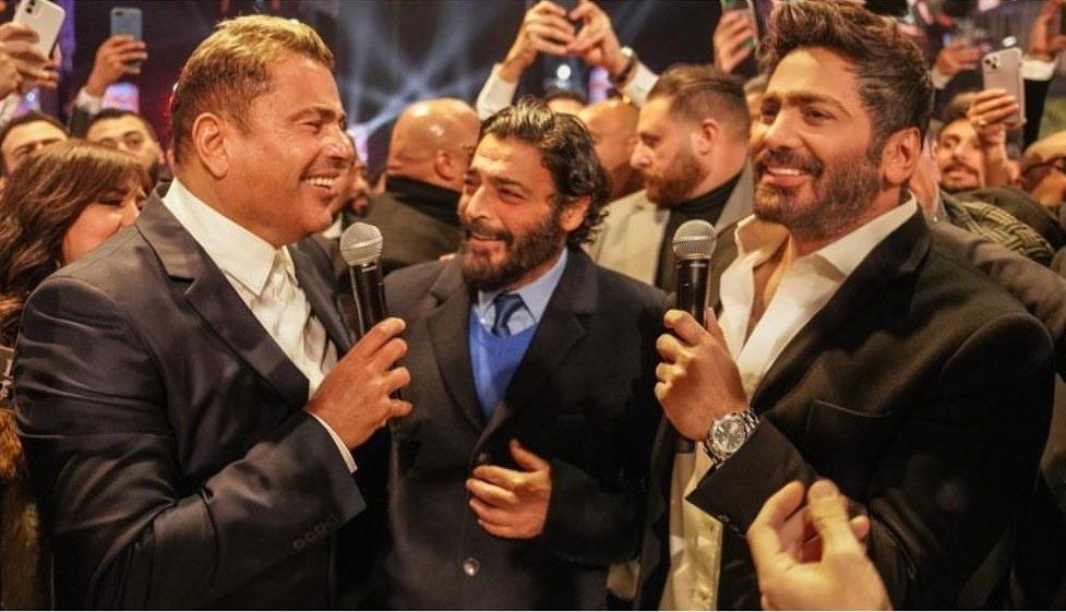 Instagram/ عمرو دياب وتامر حسني يغنيان معاً