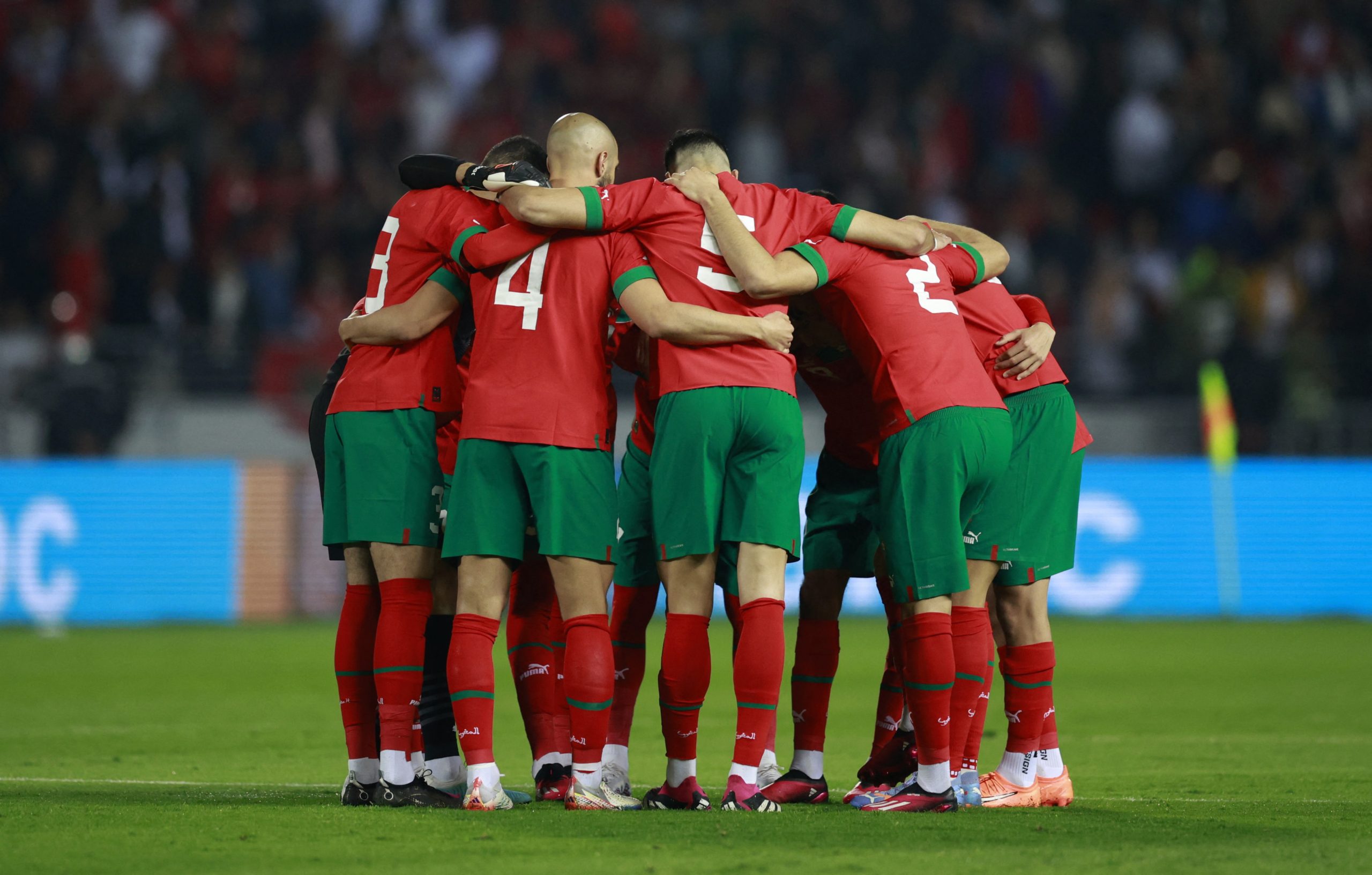 منتخب المغرب يتعرض لمضايقات عنصرية من موظفي فندق في مدريد (رويترز)