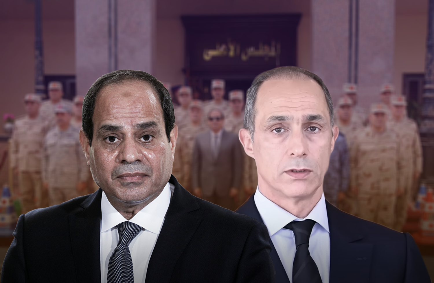 جمال مبارك والسيسي/ عربي بوست